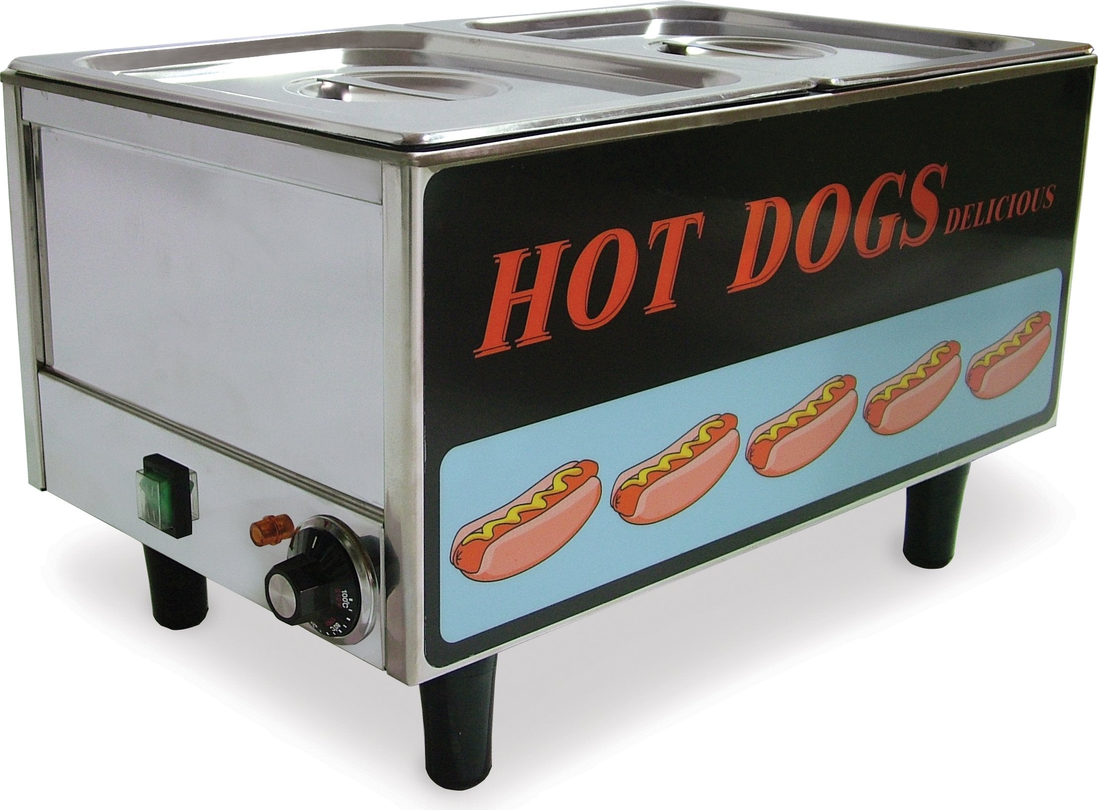 Omcan - Hotdog Steamer & Bun Warmer - FW-TW-3050