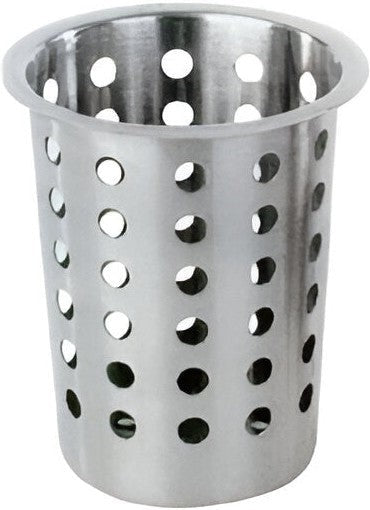 Omcan  - Stainless Steel Perforated Flatware Cylinder, Pack of 24 - 80814