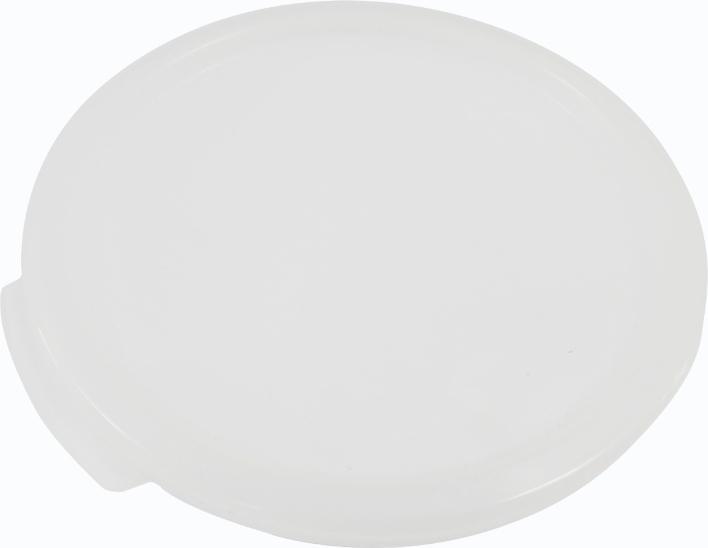 Omcan - Translucent Cover For 12 - 18 & 22 QT Polypropylene Round Food Storage Containers, Pack of  50 - 80211