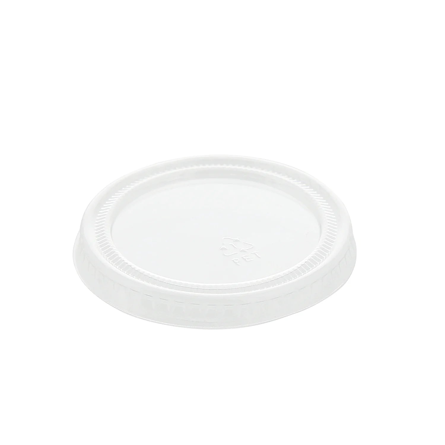 Crystalware - Medium Clear Plastic Portion Cup Lid and Fits 1.5 and 2oz Portion Cups, Pack of 2500 - CSWLPCM25100