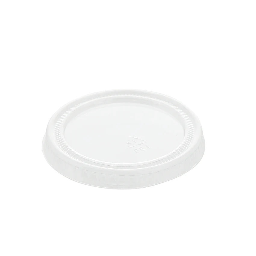 MartPlex - 2 Oz Polypropylene Translucent Portion Cup Lid, Pack of 2500 - 305182