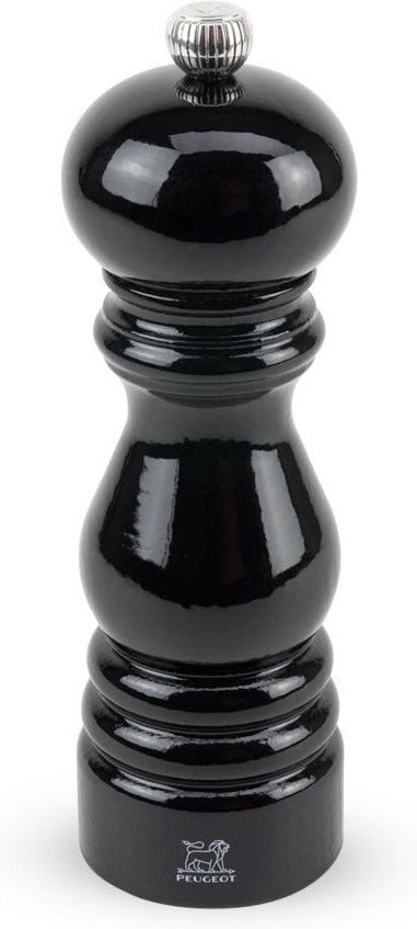 Peugeot - Paris 7" Classic Black Lacquer Wood Salt Mill - 1870418/SME