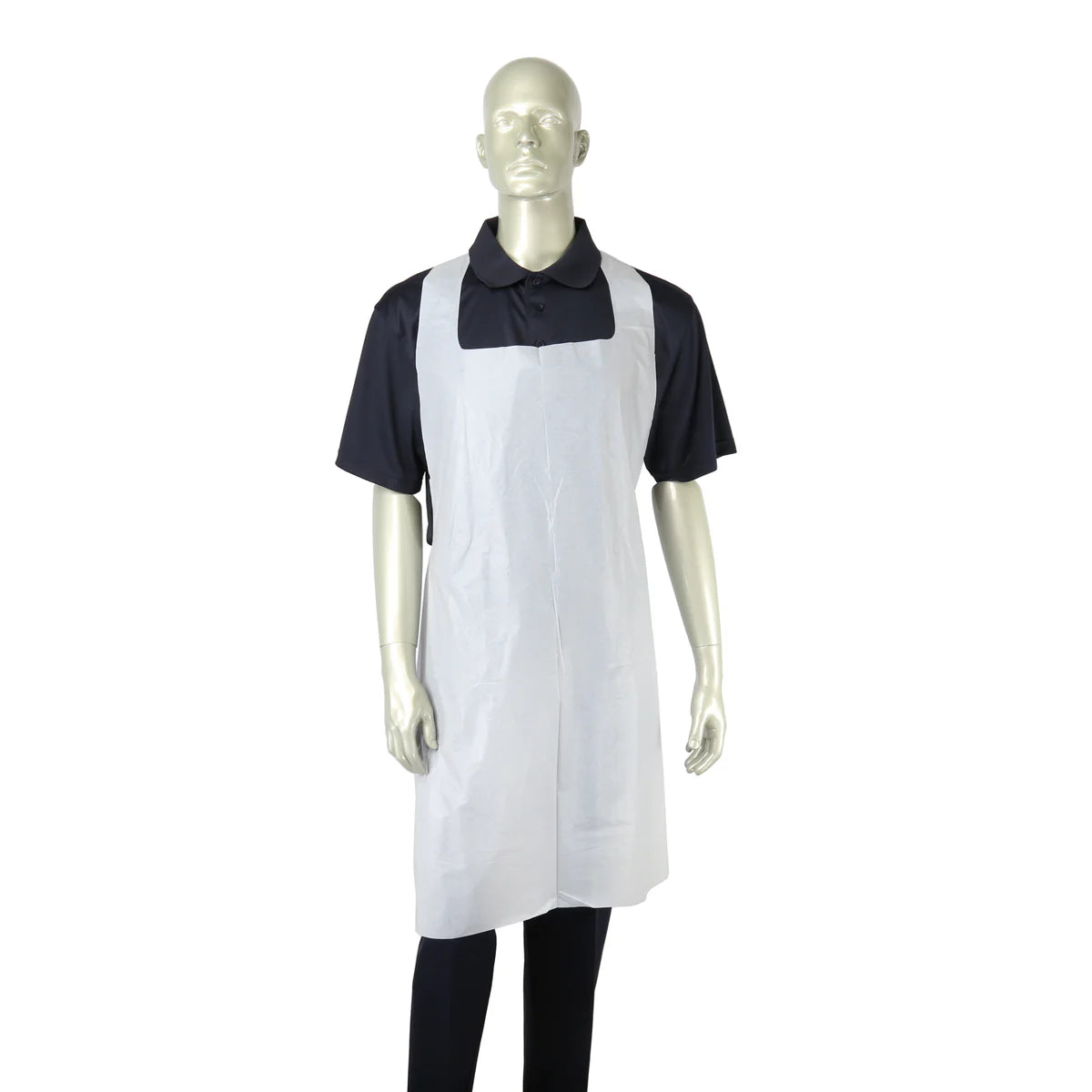 Ritesource - 28" x 46" Poly White 1 mil Aprons, 10 X 100 Per Case - MDP46W