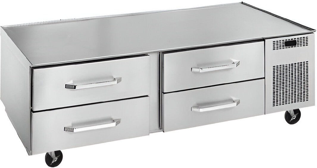 Randell - 48" Stainless Steel Two Drawers Refrigerated Chef Base With Marine Edge, Self-Contained - LPRES1x1-48C4 (Special Order 4-6 Weeks)