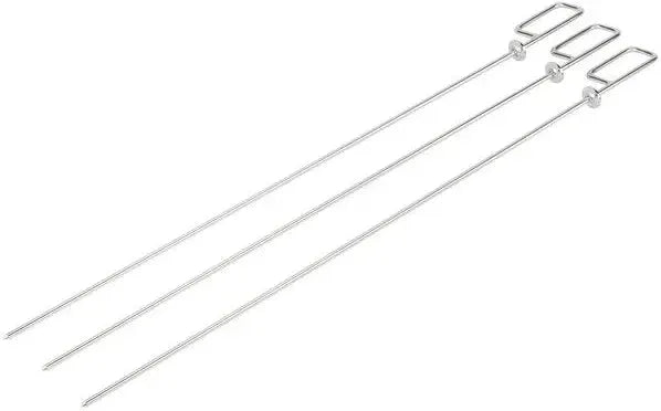 Rational - 1/1 GN, 3/8" Round Metal Skewers, Pack of 3 - 60.72.417