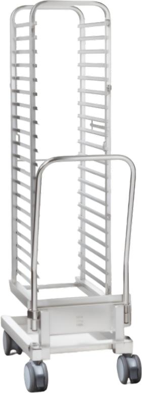 Rational - 22" Stainless Steel Mobile Oven Rack with 15 Pan Capacity and (Rail Spacing 3 1/4 in (84 mm) - 60.21.287