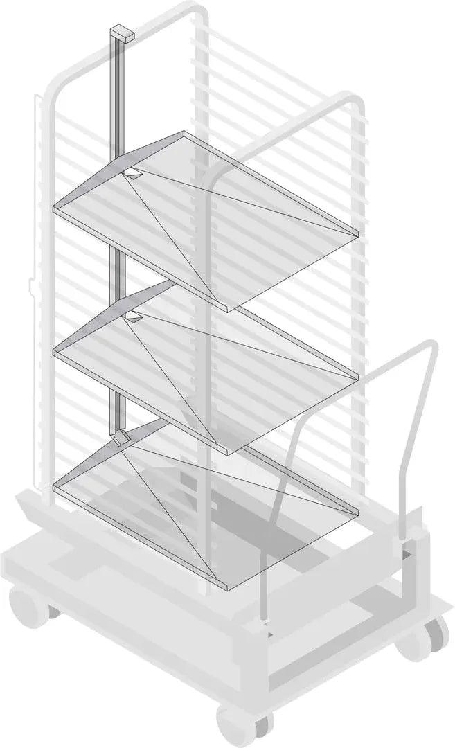 Rational - Grease Drain Set for Type 20-Half Size Mobile Oven Racks - 60.75.107
