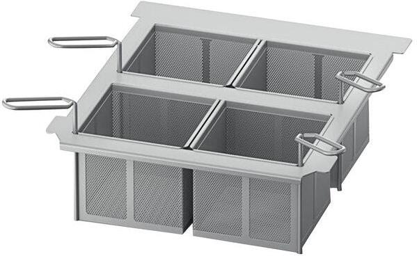Rational - Perforated Four Portion Baskets with Frame for iVario 2-XS Tilt Skillets - 60.75.300