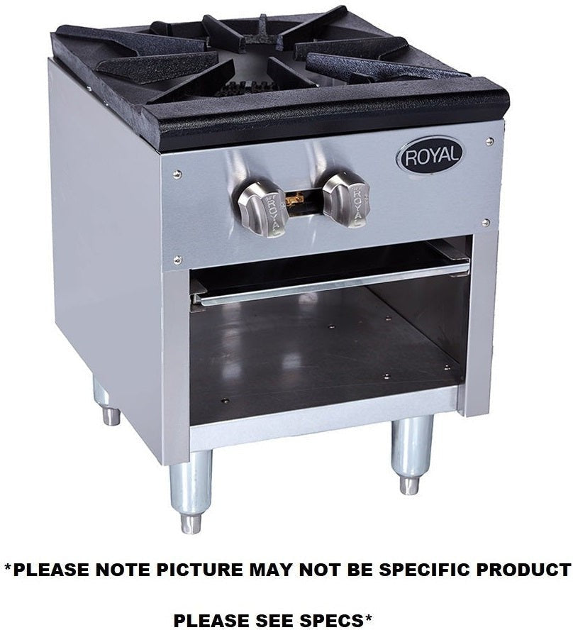 Logo Rspj Royal - Stainless Steel Natural Gas Stock Pot Range with 18 Tip Jet ...