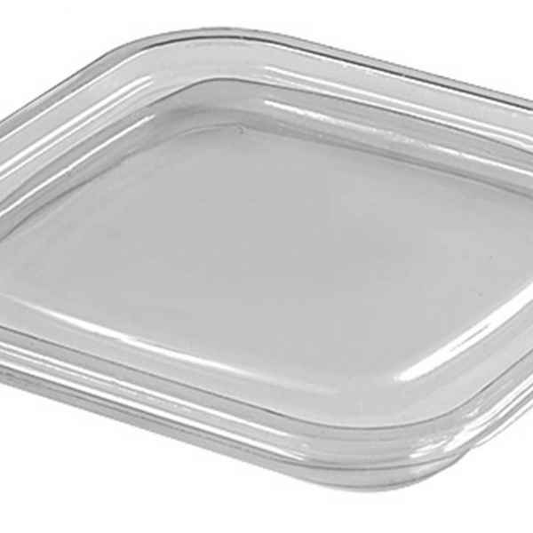 D&W Fine Pack - Square PET Fit Deli Lid, Pack of 1500 - DWSDIFLID