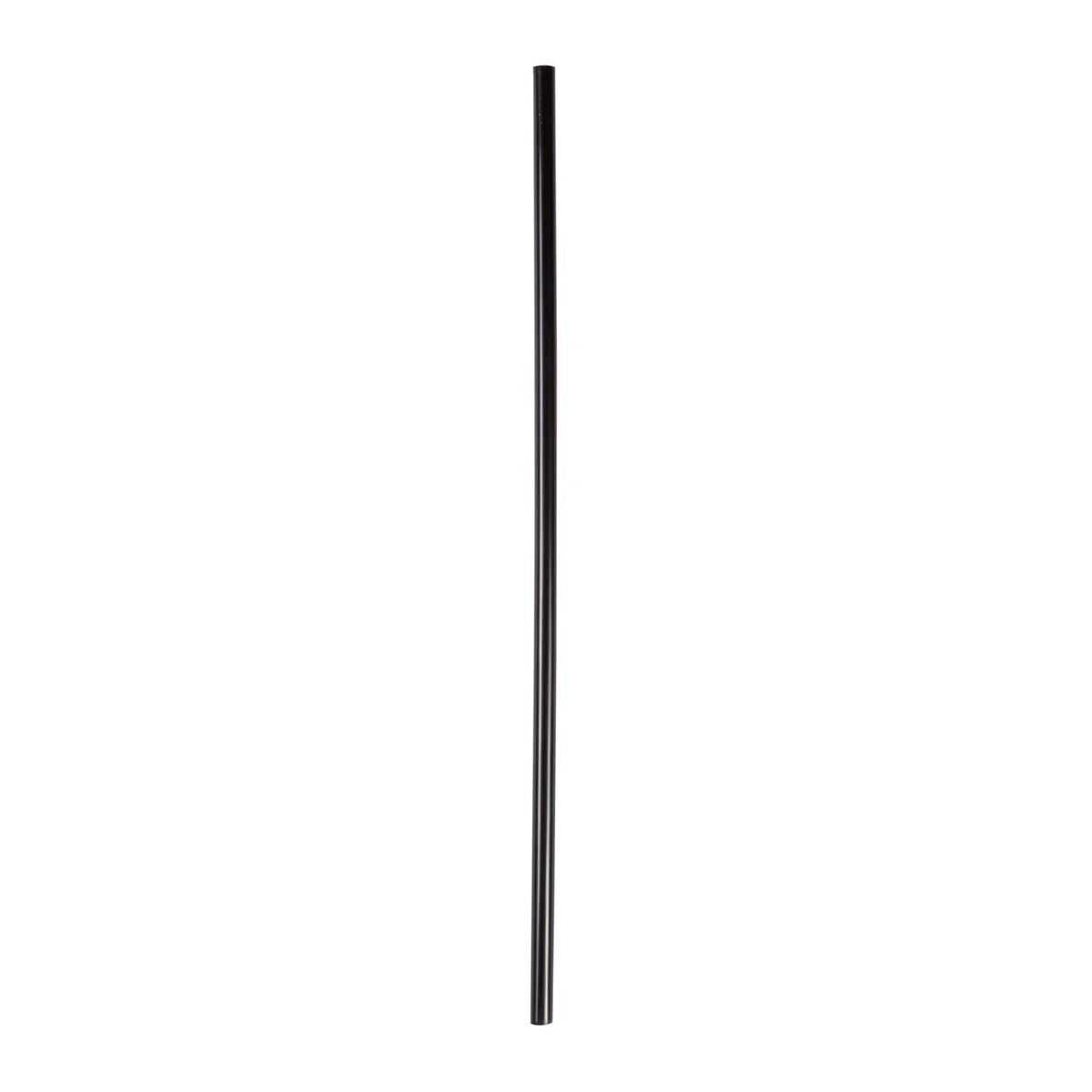 Walco Organization - 5.25" Black Wrapped Paper Jumbo Straw, 500/bx, 4bx/cs - WLCUPS525BK4