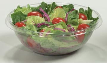 Sabert - 18 Oz Clear Round Plastic Bowls, 300/cs - 12018T300
