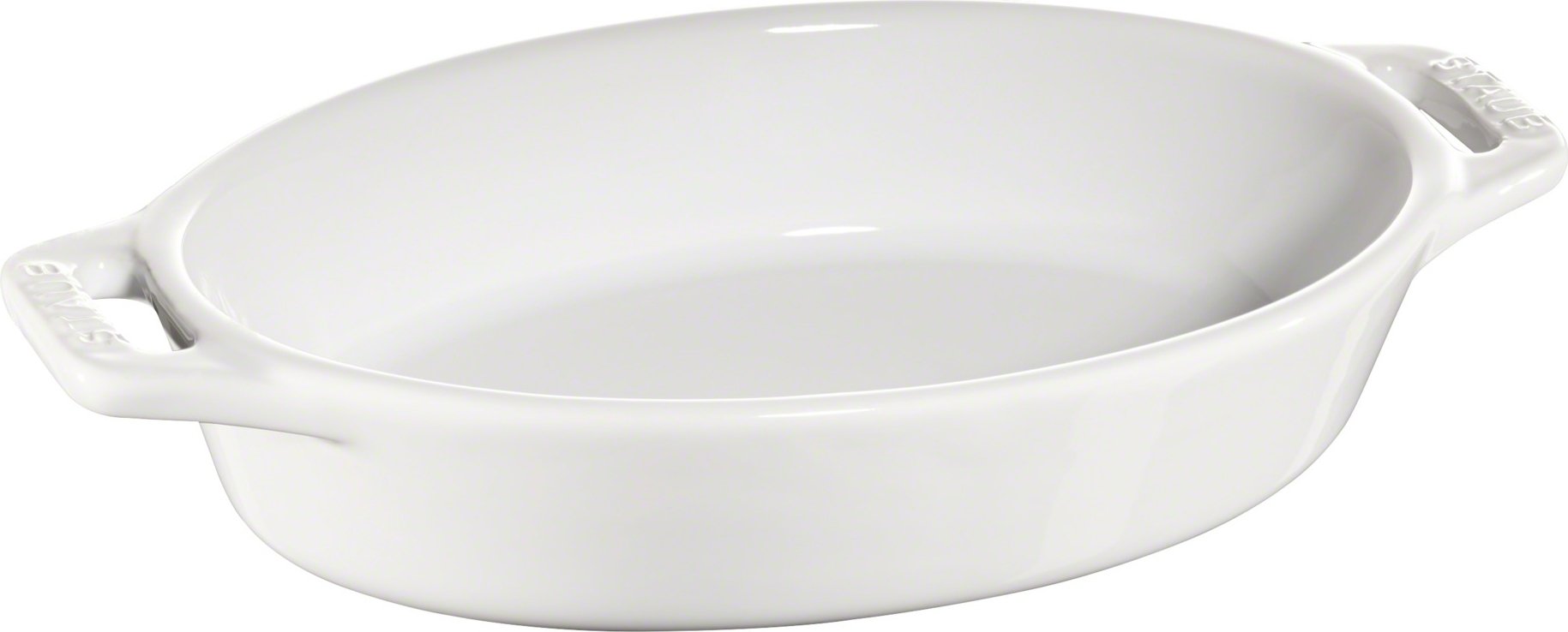Staub - 6.7" x 4.3" Ceramic Oval Baking Dish White - 40511-155