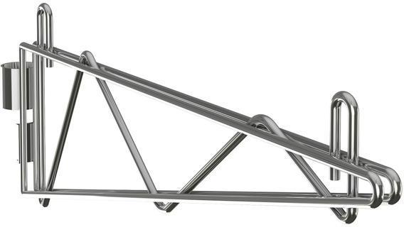 Tarrison - 18" Adjustable Single Shelf Bracket with Chrome Finish - APB18CS