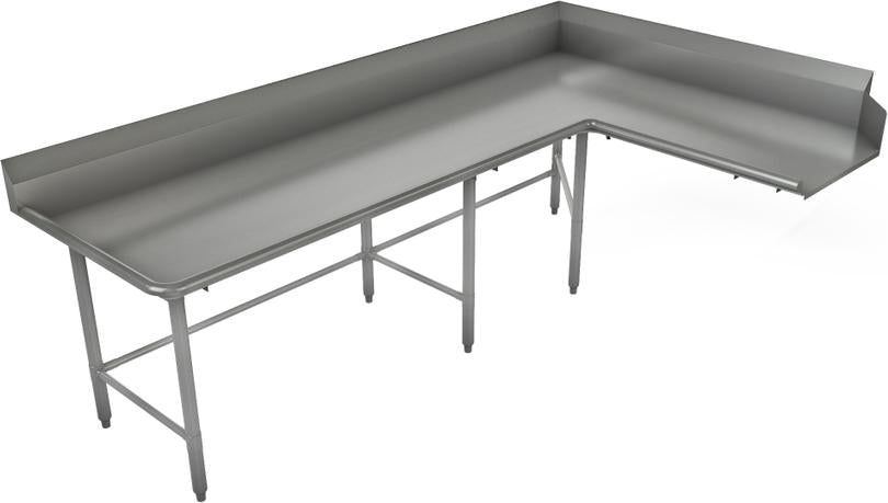 Tarrison - 84" Corner End Right-To-Left Clean Dishtable - TA-CCDT84L-KIT