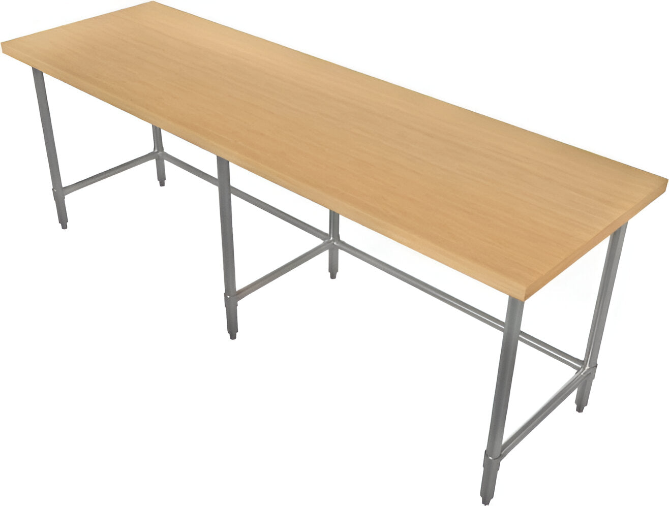 Tarrison - 96" x 30" Butcher Block Top Work Table - HTB-3096G (Custom Order)
