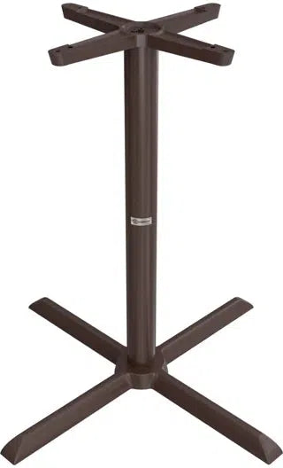 Tarrison - Core Collection 33" Bar Height Bronze All Weather Table with X-Base - ABG0112X33TBBR