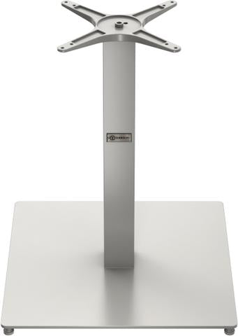 Tarrison - Palermo 24" Silver Square Dining Table Base - ABG401124SS