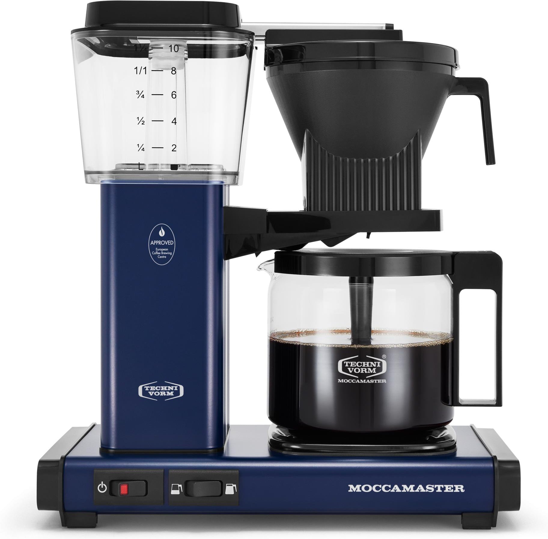 Technivorm - Moccamaster KBGV Select 40 Oz Midnight Blue Coffee Maker with Glass Carafe - 53928