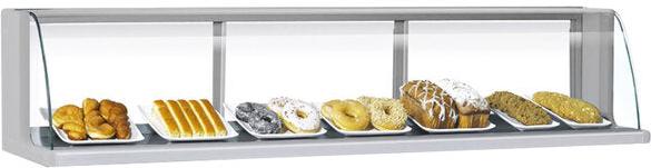 Turbo Air - 75.4" Silver Stainless Steel Low Profile Top Dry Display Case - TOMD-75LS (ETA 5-6 Weeks)
