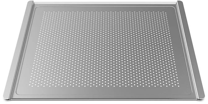 Unox - 18" x 13" Hal Size Perforated Aluminum Trays, , Pack of 2  - TG-310