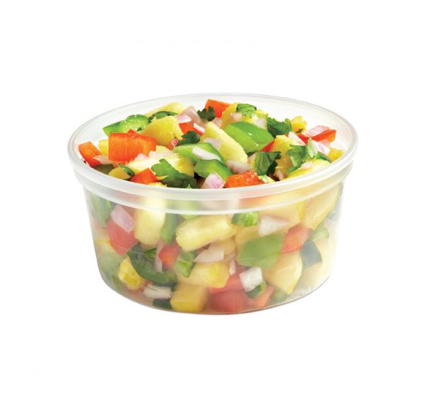 Placon -  12 Oz Clear Deli Container, Pack of 500 - 235120