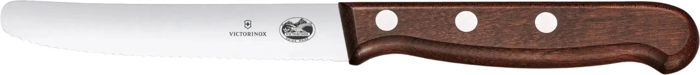 Victorinox - 4.25" Serrated Wood Tomato and Table Knife - 5.0830.11G