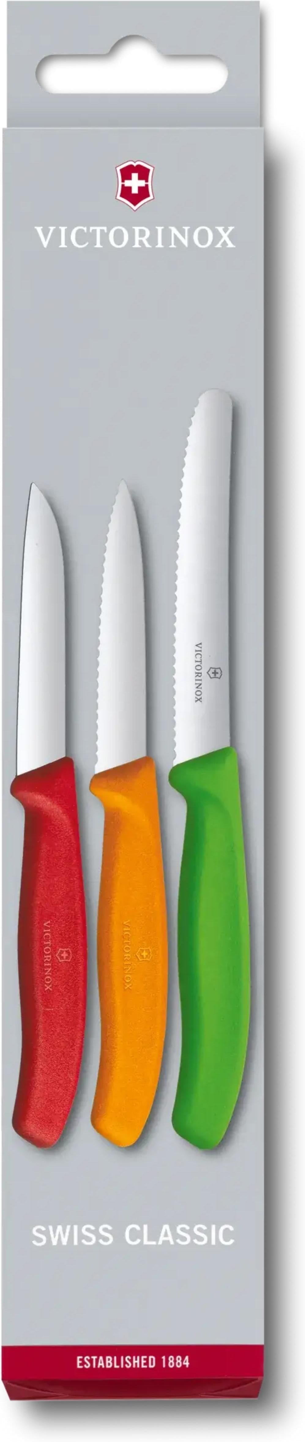 Victorinox - Swiss Classic 3 Pieces Multicolor Paring Knife Set - 6.7116.32