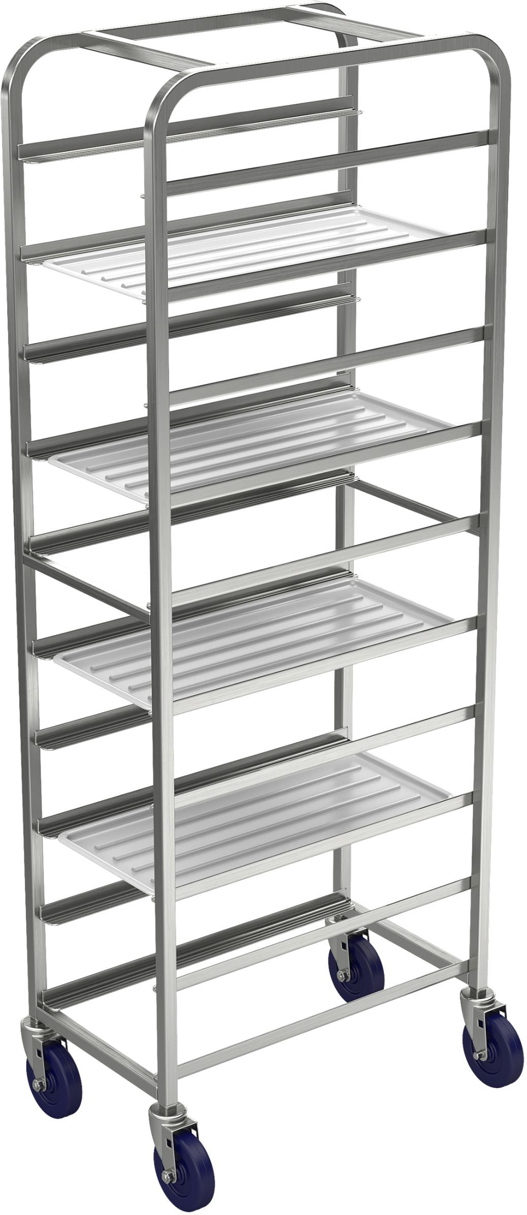 Winholt - Holds 6 – 12″ Stainless Steel Platters Cart - SS-126 (Non-Cancelable Item, ETA 2-4 Weeks, SPECIAL ORDER)