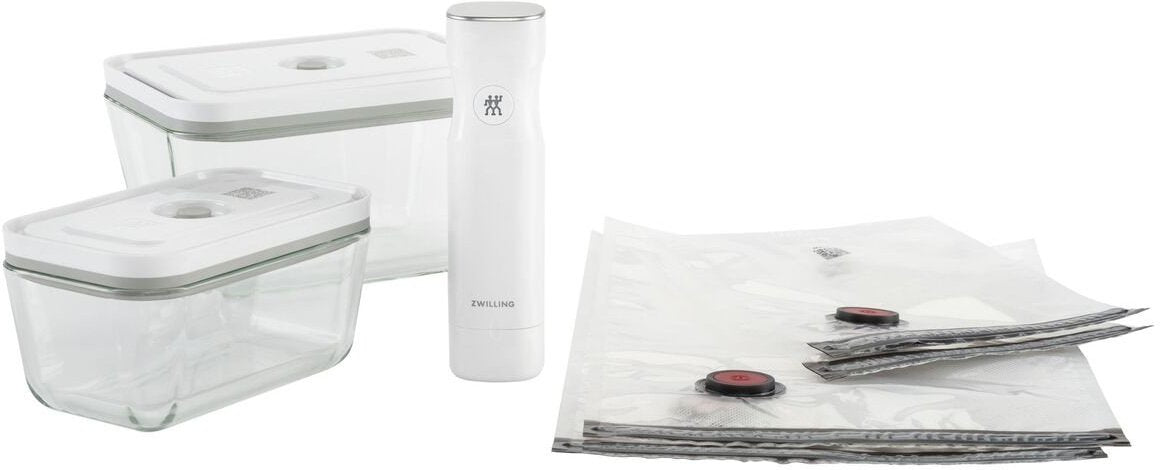 Zwilling - 7 PC Fresh & Save Medium/Large Glass Vacuum Starter Set - 36809-007