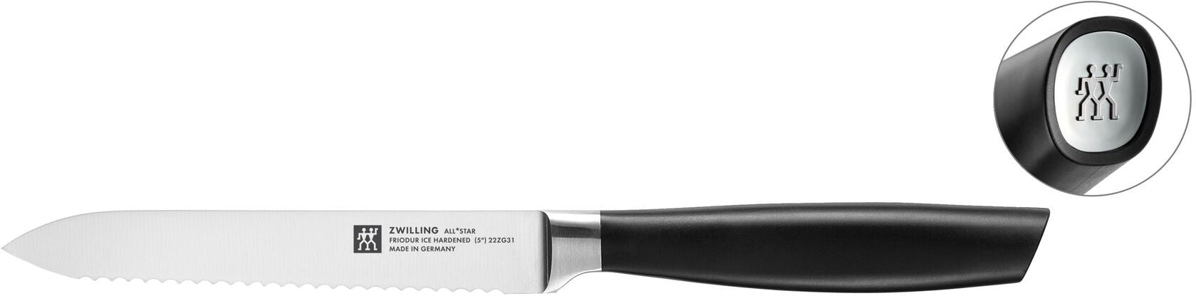 Zwilling - ALL * STAR 5" Utility Knife, Silver - 1020795