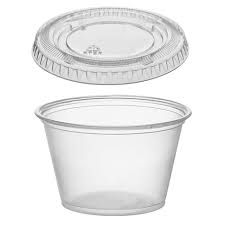International Golden Maple Plastic & Paper Inc - 1 Oz Clear Portion Cup Lid - 305593