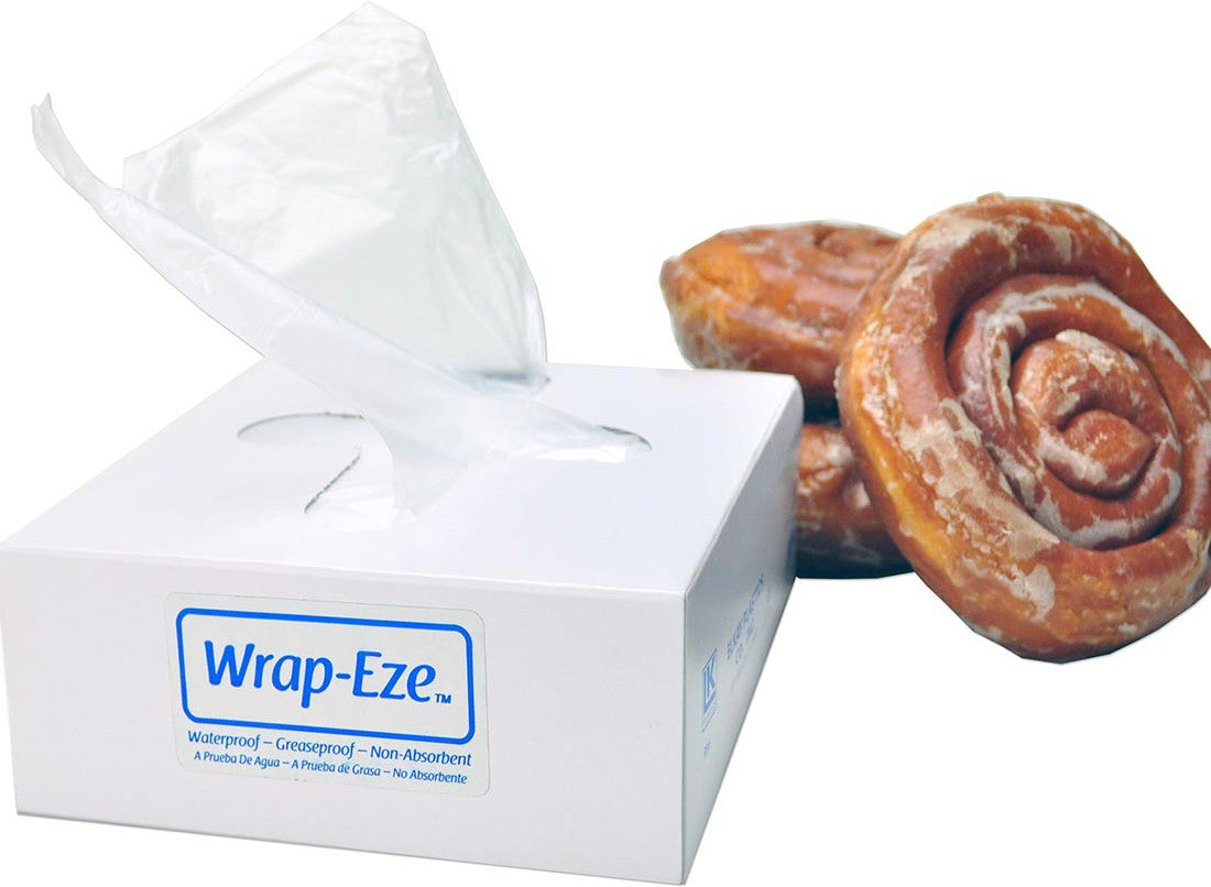 Elkay Plastics - 10" x 10.75", 0.45 mil Wrap-Eze® HDPE Pop-Up Sheets, 1000/Bx, 10Bx/Cs - K-10