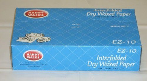Handy Wacks Corp. - 18" x 20" Paper Waxed Dry Sheets, 2 X 1000/cs - HWCF18