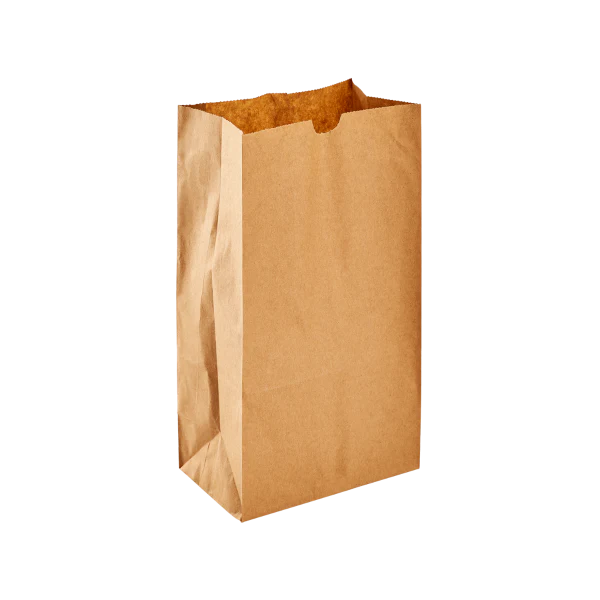 Karat - 5.91" x 3.54" x 10.63" Kraft Paper Bag, Pack of 2000 - KAR060K