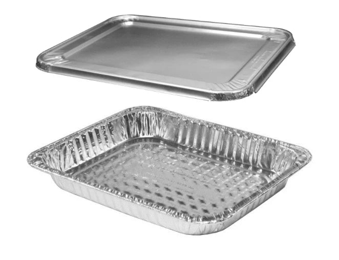 HFA - 2014-50 - Half Steam Table Foil Extra Deep Container, Pack of 100 - 350340