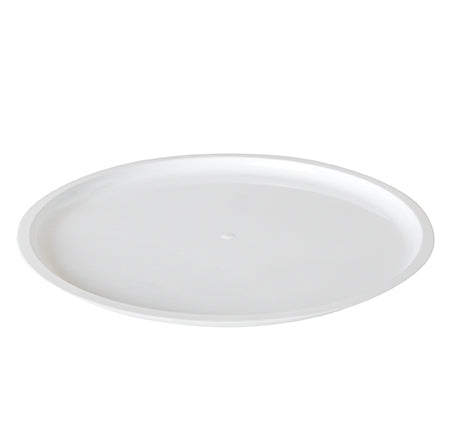 Fineline Settings - 22" Clear Round Platter, Pack of 12 - INVP22000CL