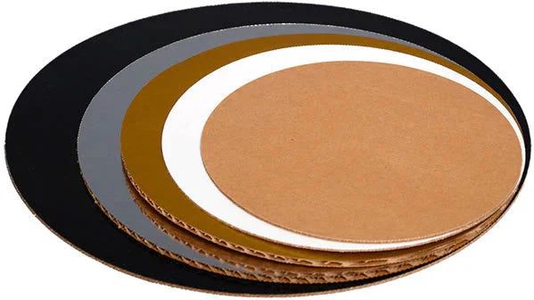 New Method Packaging - 12" Circle White Corrugated Coated Sheet, Pack of 250 - IMPCCW12C