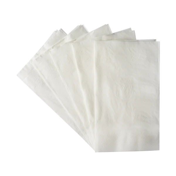 Karat - 15" x 17" White 2ply Dinner Napkin, 3000/cs, 40cs/sk - KARKND15172W