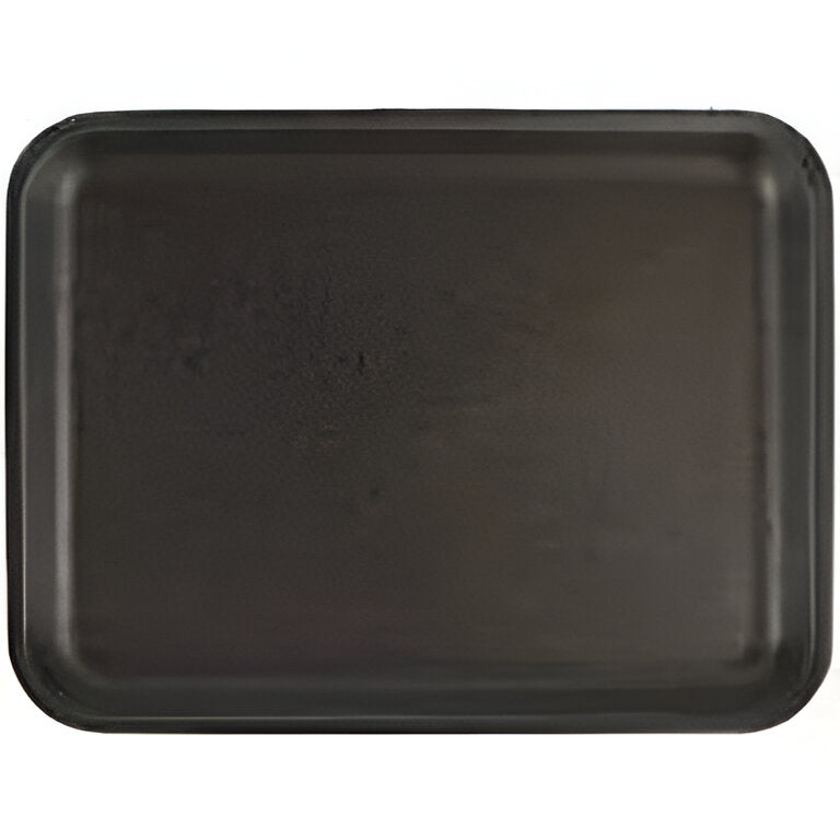 Dyne-A-Pak Inc. - 10.75" x 5.88" x 0.69" Black Foam Tray, Pack of 500 - 555460