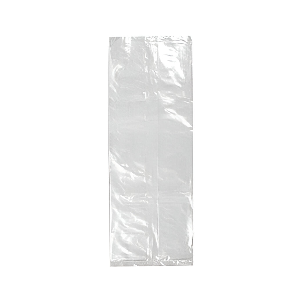 Elkay Plastics - 10" x 8" x 24", Clear Plastic LDPE 1 mil Linear Gusset Bag, Pack of 500 - ELK10G108024