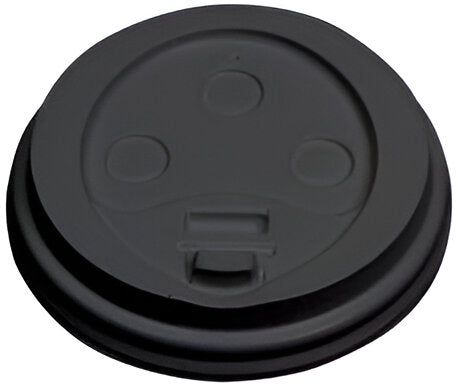 Empress - 10-20 Oz Black Paper Dome Lids for Cups, Pack of 1000 - E1020DLB