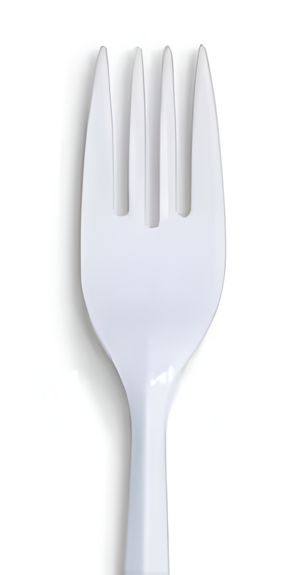 Empress - PP White Heavy Weight Forks, Pack of 1000 - EMPE177001