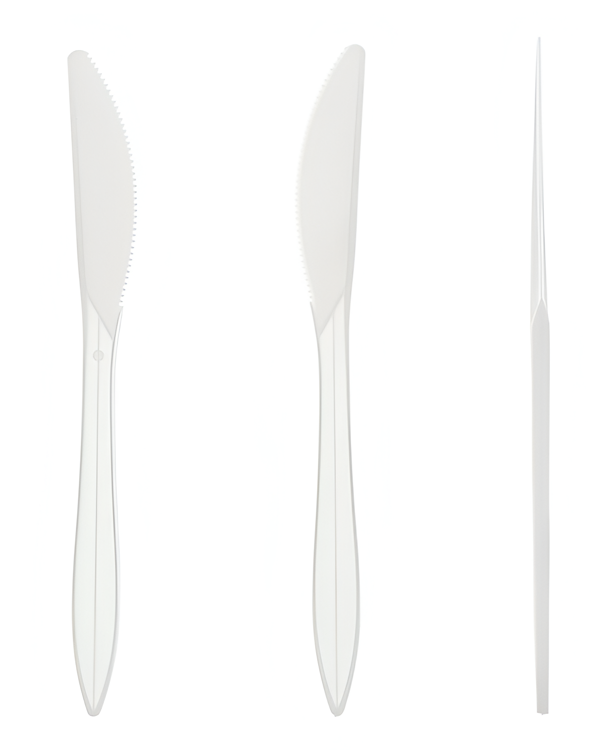 Empress - PP White Heavy Weight Knife, Pack of 1000 - EMPE177003