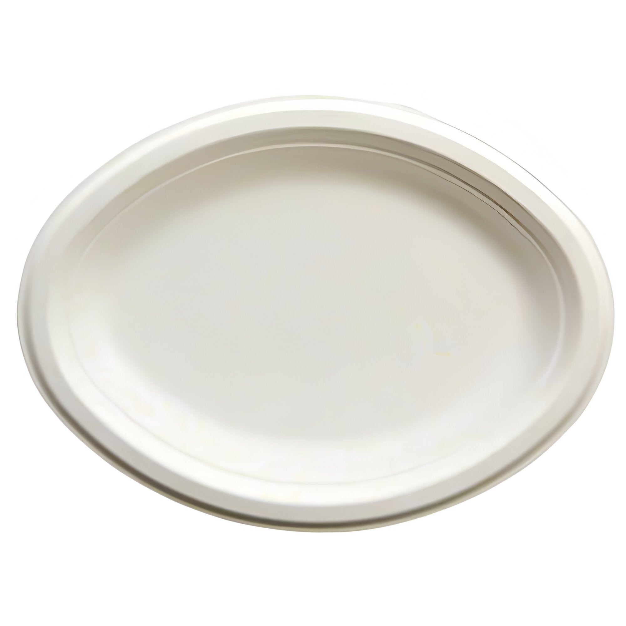Empress - 10.25" x 7.75" Natural Bagasse Platter, 4/125 cs - EMPEPL161PF