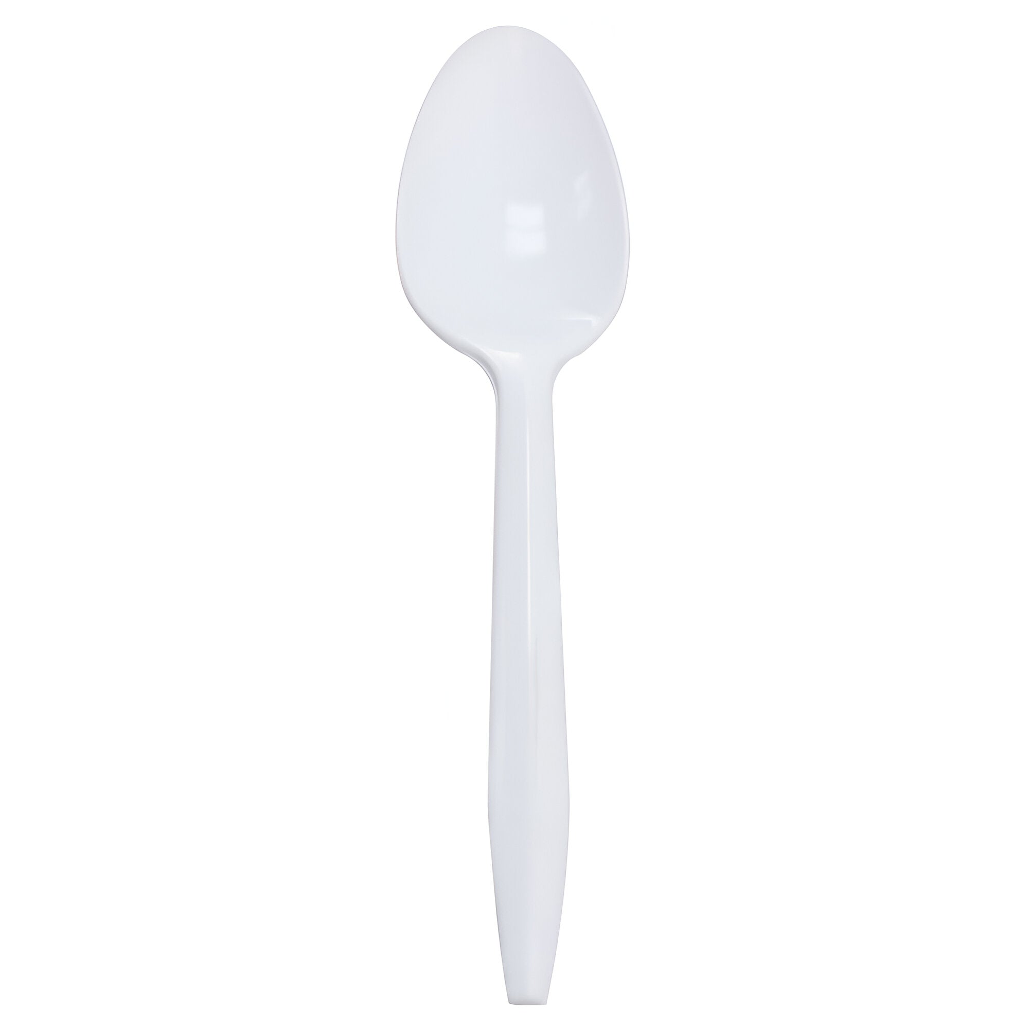 Karat - Polypropylene Medium Weight White Tea Spoon, Pack of 1000 - KARU2013W