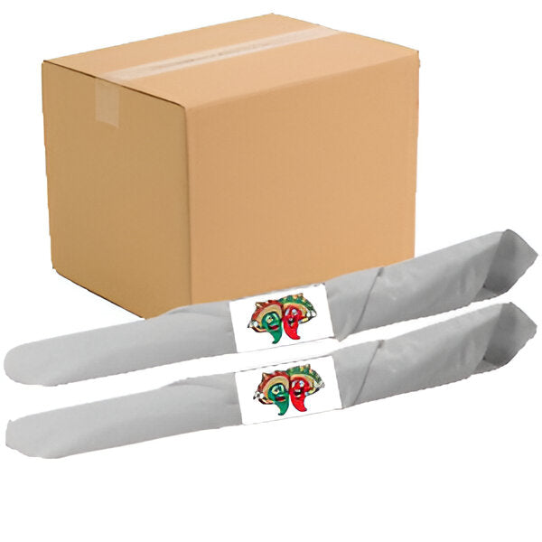 Evergreen Manufacturing - 1.5" x 4.5", 2.5m Happy Peppers Napkin Bands , 2500/pk, 8pk/cs - 395546