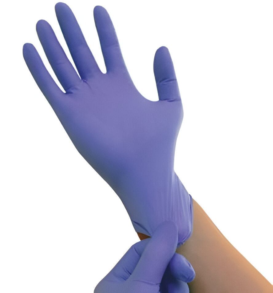Medcare - X-Large Blue Nitrile Force Exam Glove, 100/bx, 10bx/cs - 3531140