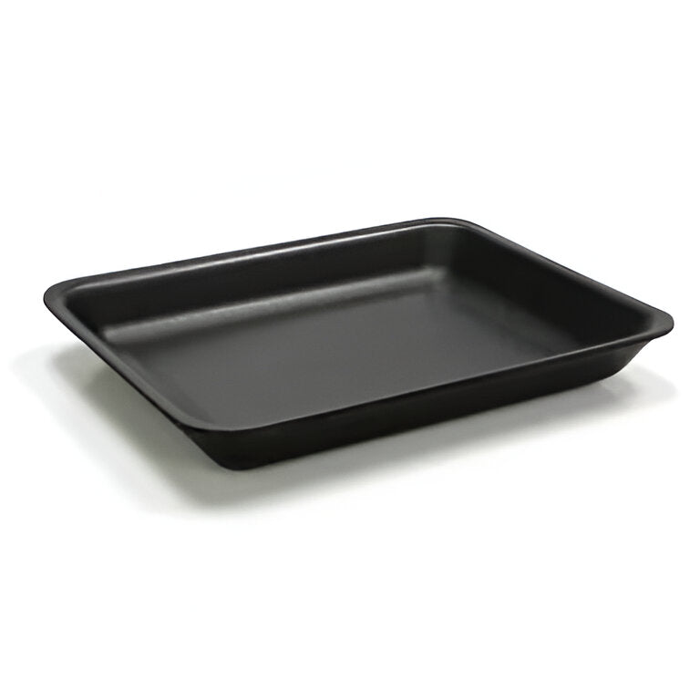 Bunzl - 25" X 15" Black Rectangular Tray, Pack of 20 - WNAAR2515BL