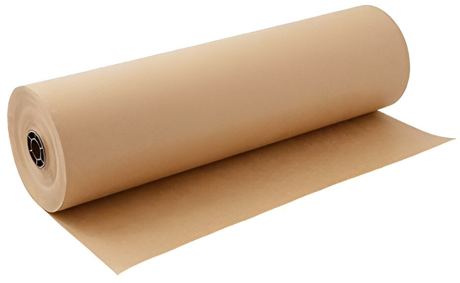 Atlas Paper Bag - 18" x 1100 ft Kraft/Brown Freezer Paper, Pack of 1 Roll - 630530